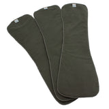Charcoal Bamboo Adult Diaper Inserts - 3 Pack