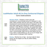 LeakMaster Adult All-In-One Cloth Diapers