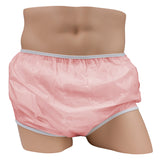 Youth Pull-on Plastic Pants - Blush Pink