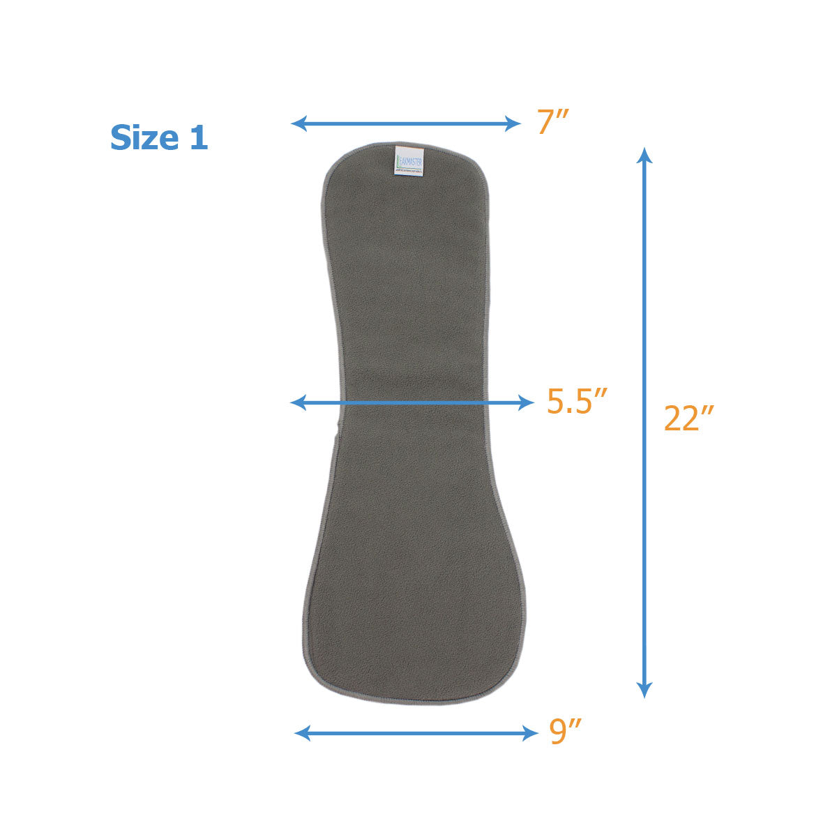Charcoal Bamboo Adult Diaper Inserts - 3 Pack
