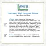 LeakMaster Adult Contoured Diapers