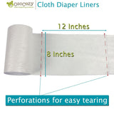 OsoCozy Flushable Diaper Liner