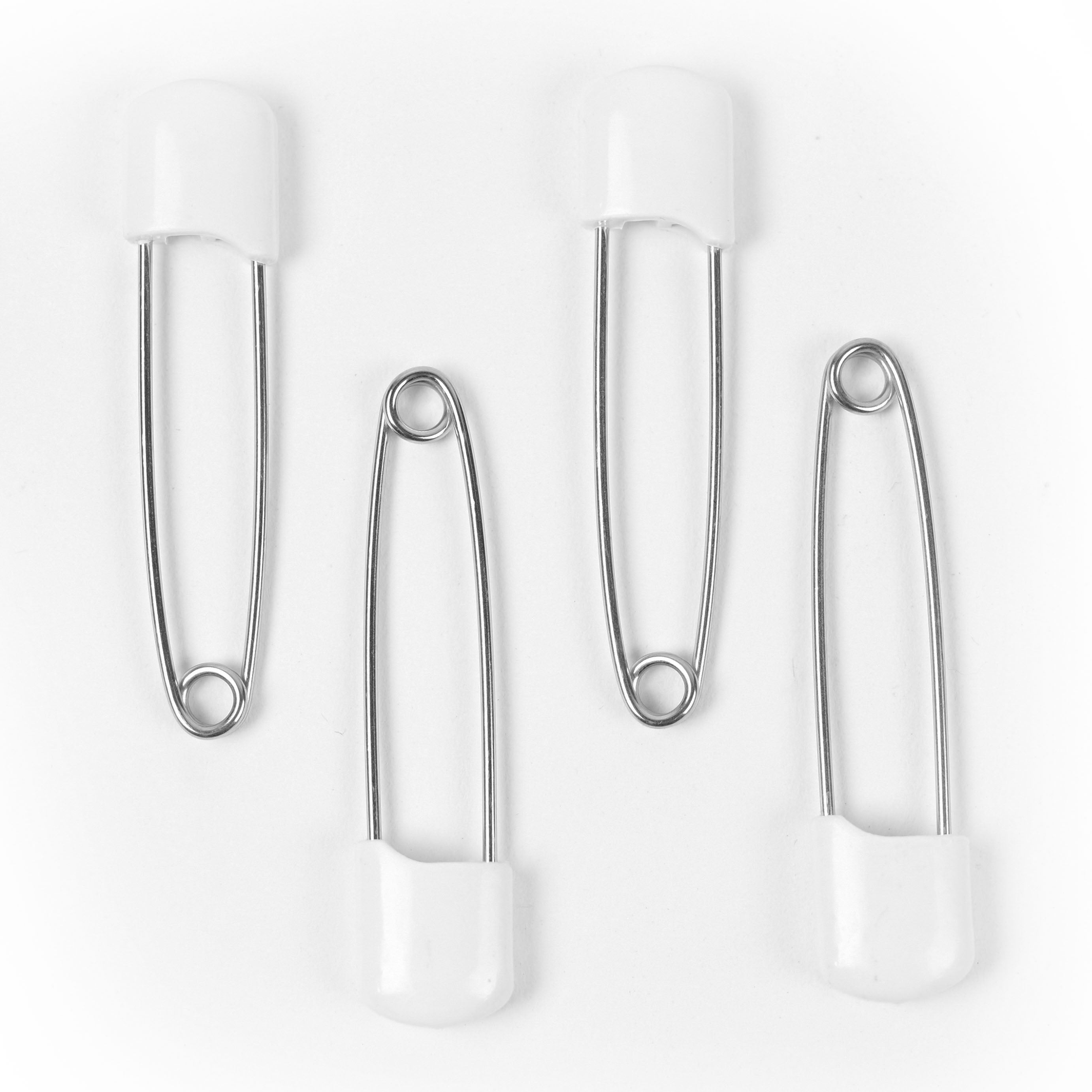 Plastic Headed Diaper Pins - 4 Pack