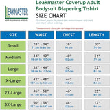 Leak Master Coverup Adult "Onesie" Style T-Shirt