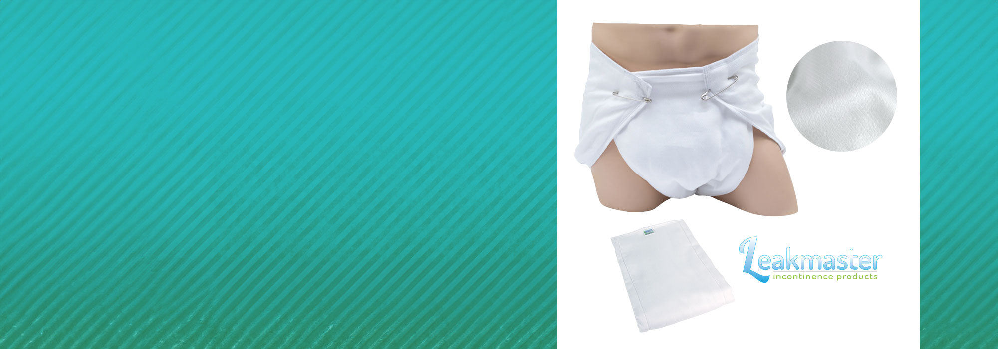 LeakMaster Adult Prefold Cloth Diapers - Birdseye